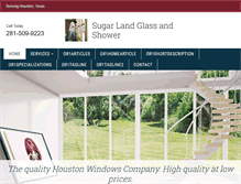 Tablet Screenshot of houstonwindows.biz